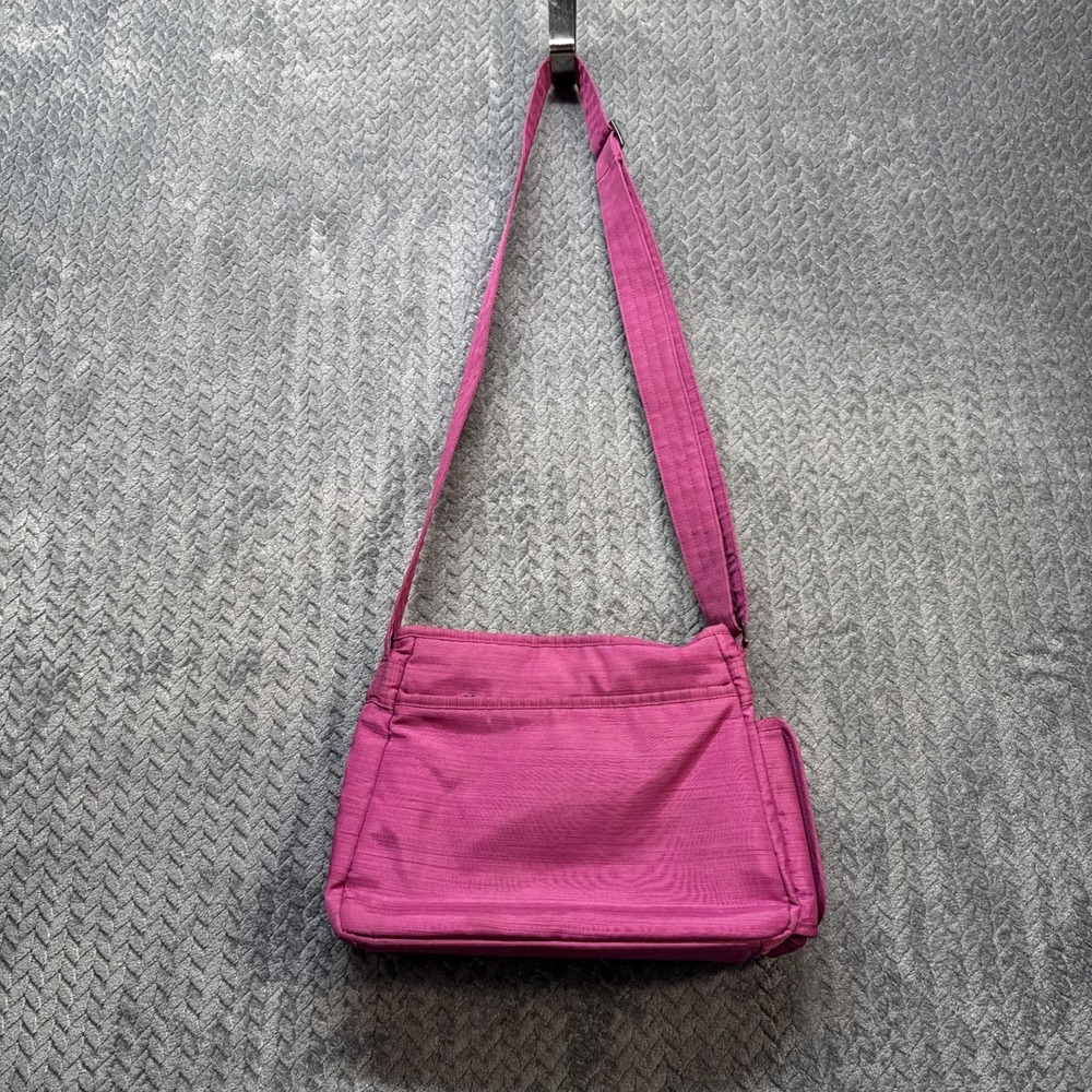 Lug Shimmy Crossbody Bag Purse Pink Adjustable Strap RFID Bottle Holder Travel - Picture 14 of 16